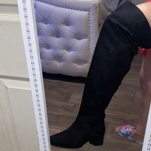 Eloquii Black Over the Knee Boots. Size 10W